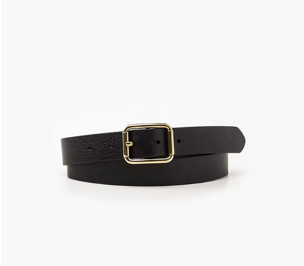 levis women mid width center bar belt regular black levis women mid width center bar belt regular black